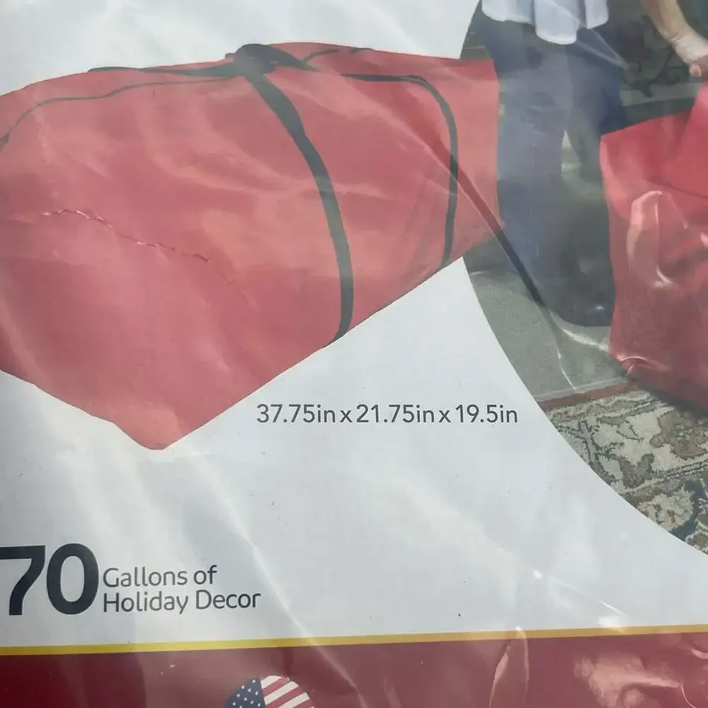 Simple Living Solutions Premium Jumbo Multi-Use Storage Bag 70 Gallons Red